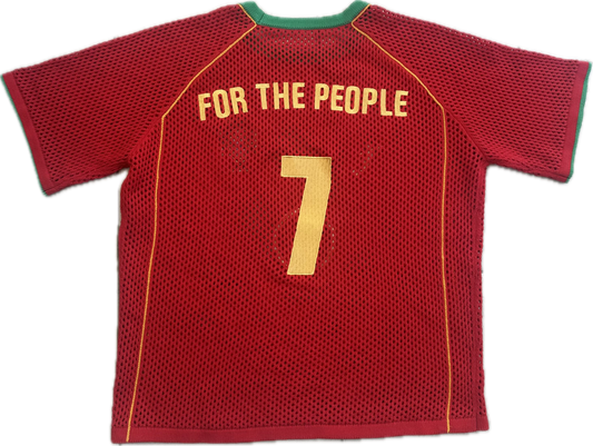 Portugal retro crochet jersey