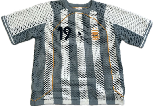 Argentina retro crochet jersey