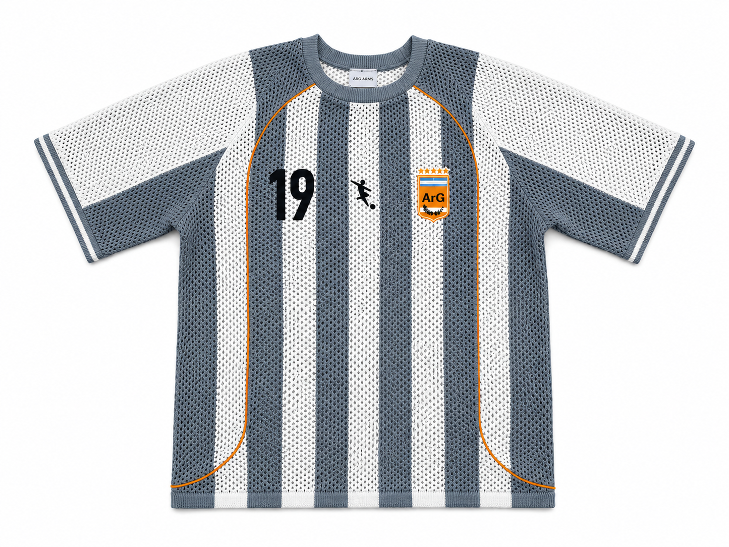 Argentina retro crochet jersey