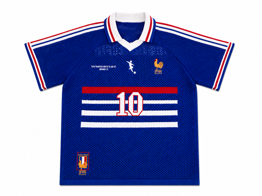France retro crochet jersey
