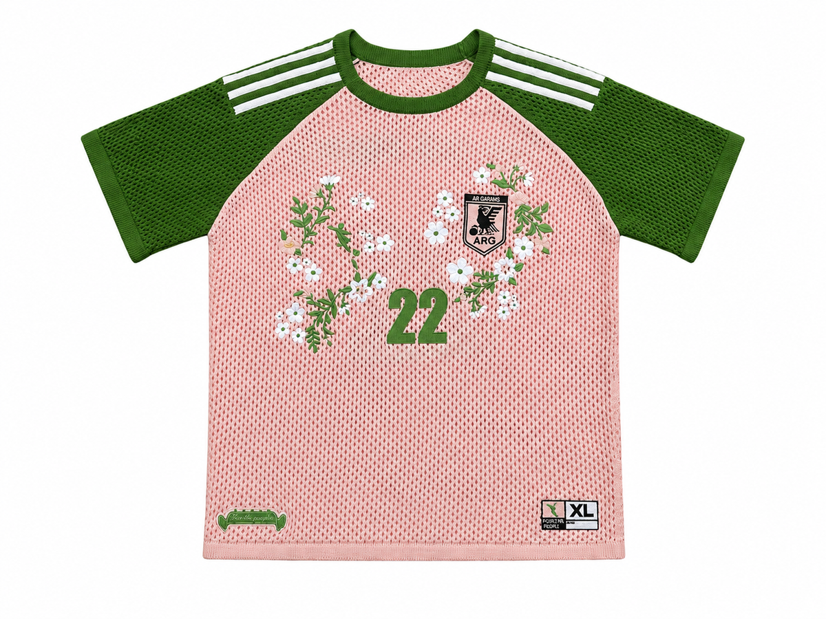 Japan retro crochet jersey