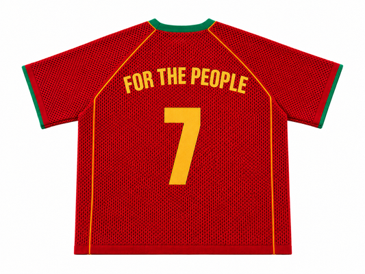 Portugal retro crochet jersey